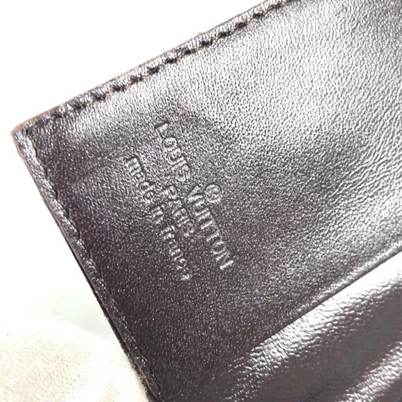 LOUIS VUITTON Monogram vintage Two fold Notebook cover MonogramCanvas Brown - Picture 9 of 11